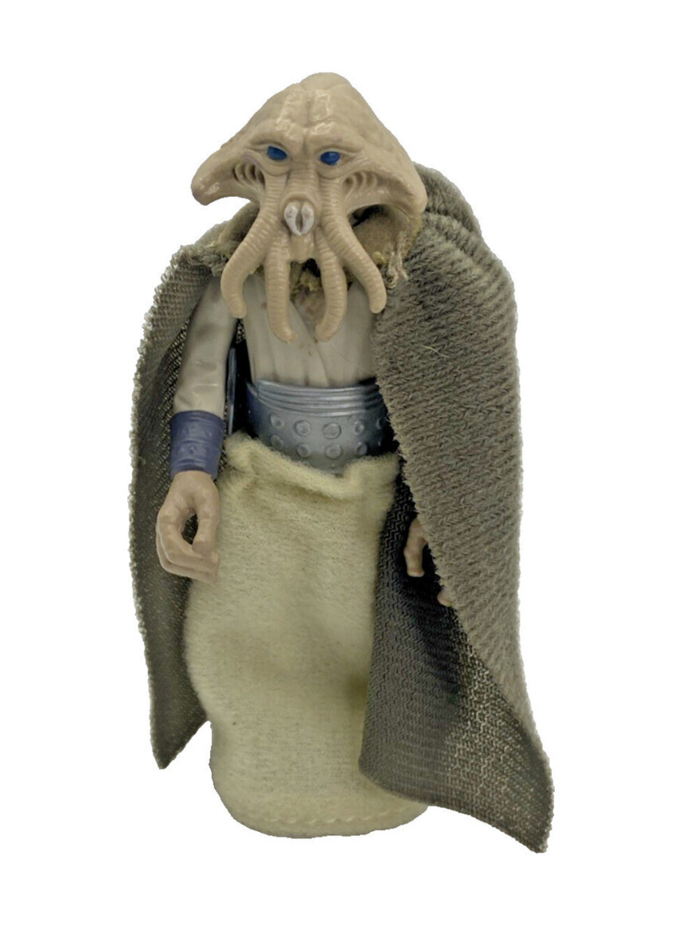 Vintage 1983 Kenner Star Wars Squid Head Complete Cloak Skirt ROTJ Figure